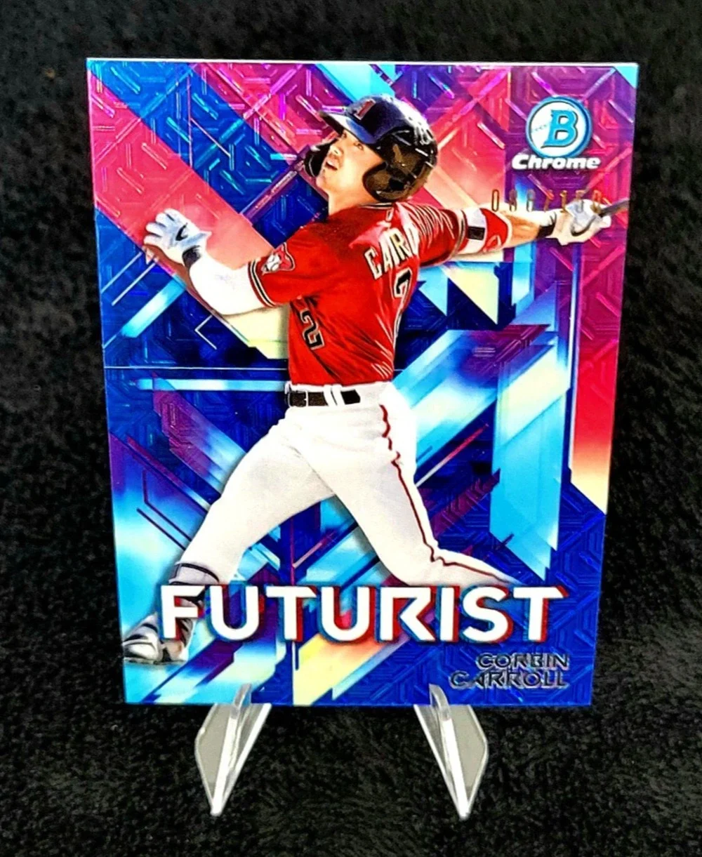 Corbin Carrol 88/150 2021 RC Bowman Futurist Atomic Refractor